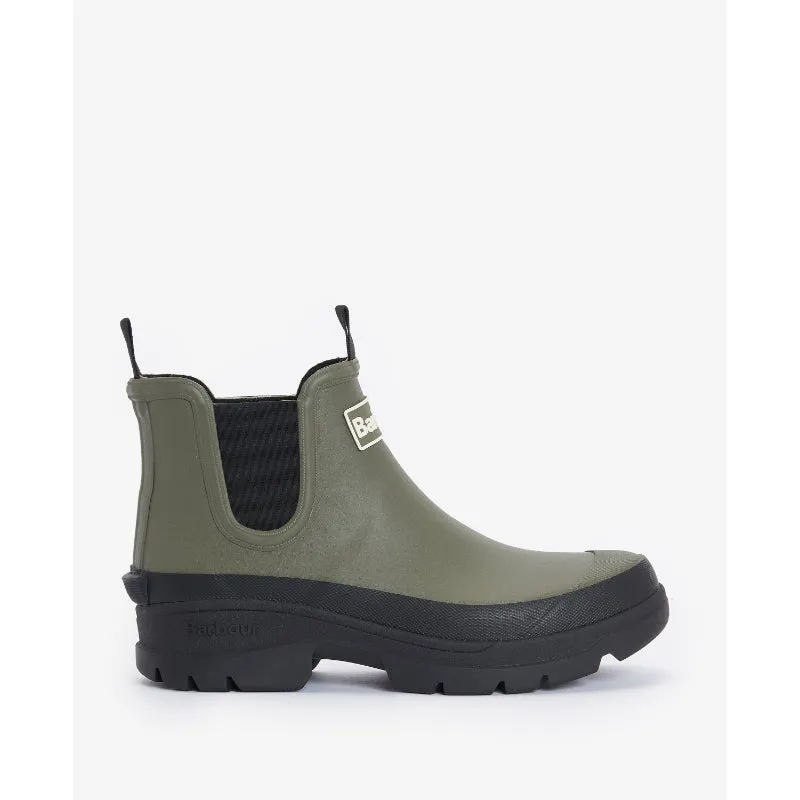 Barbour Nimbus Ladies Chelsea Wellington Boot - Olive/Black