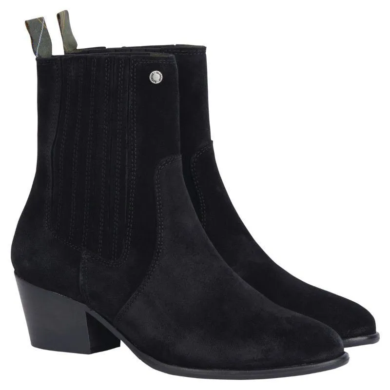 Barbour Prue Ladies Suede Boot - Black