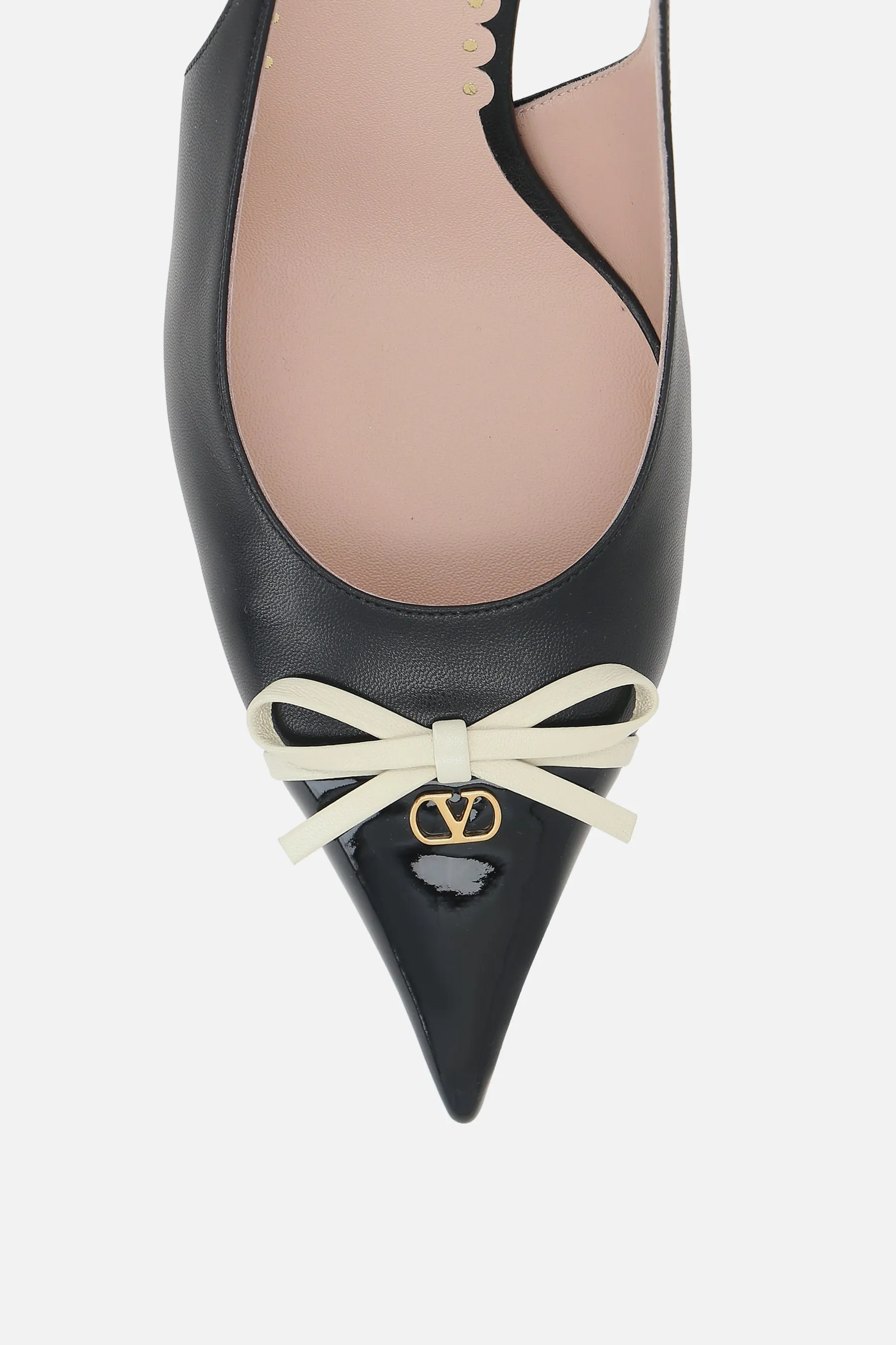 Bepoiny Slingbacks In Smooth Leather