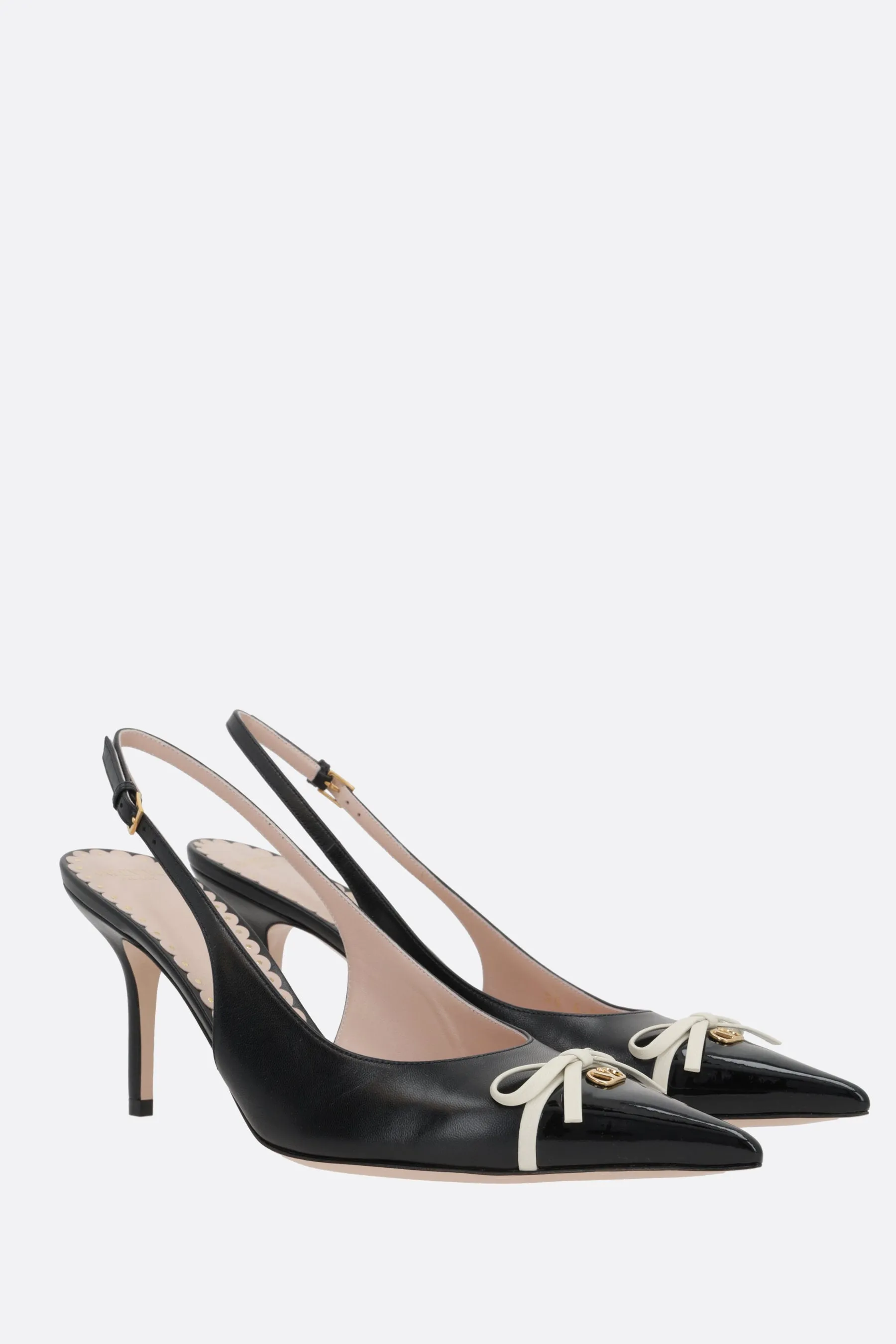 Bepoiny Slingbacks In Smooth Leather