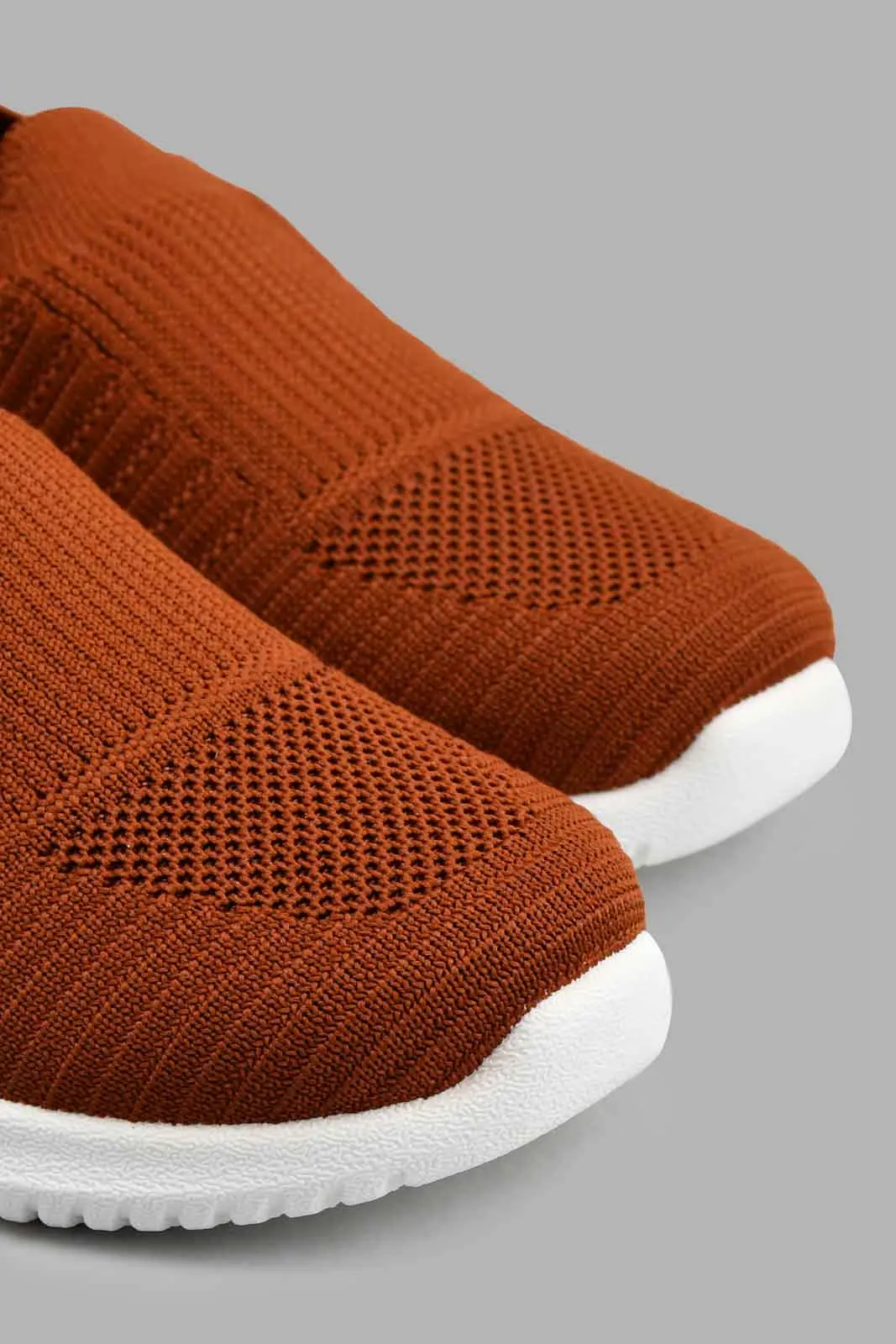 Brown Slip On Sneaker