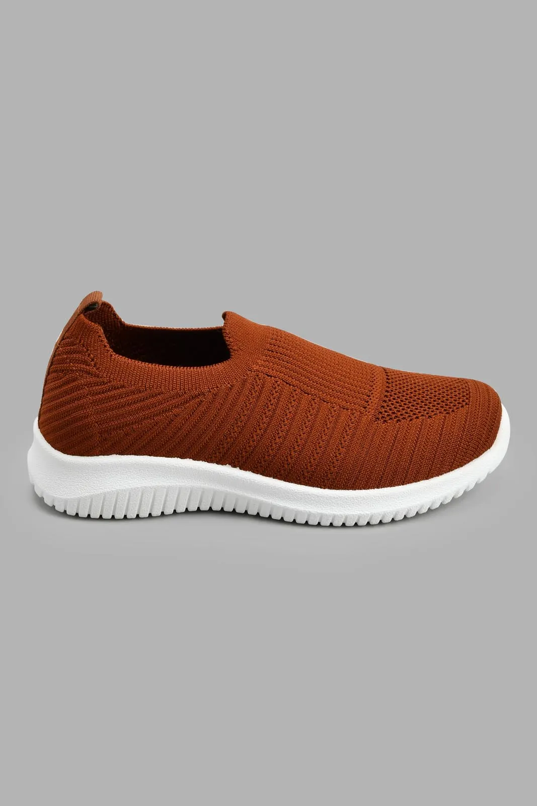Brown Slip On Sneaker