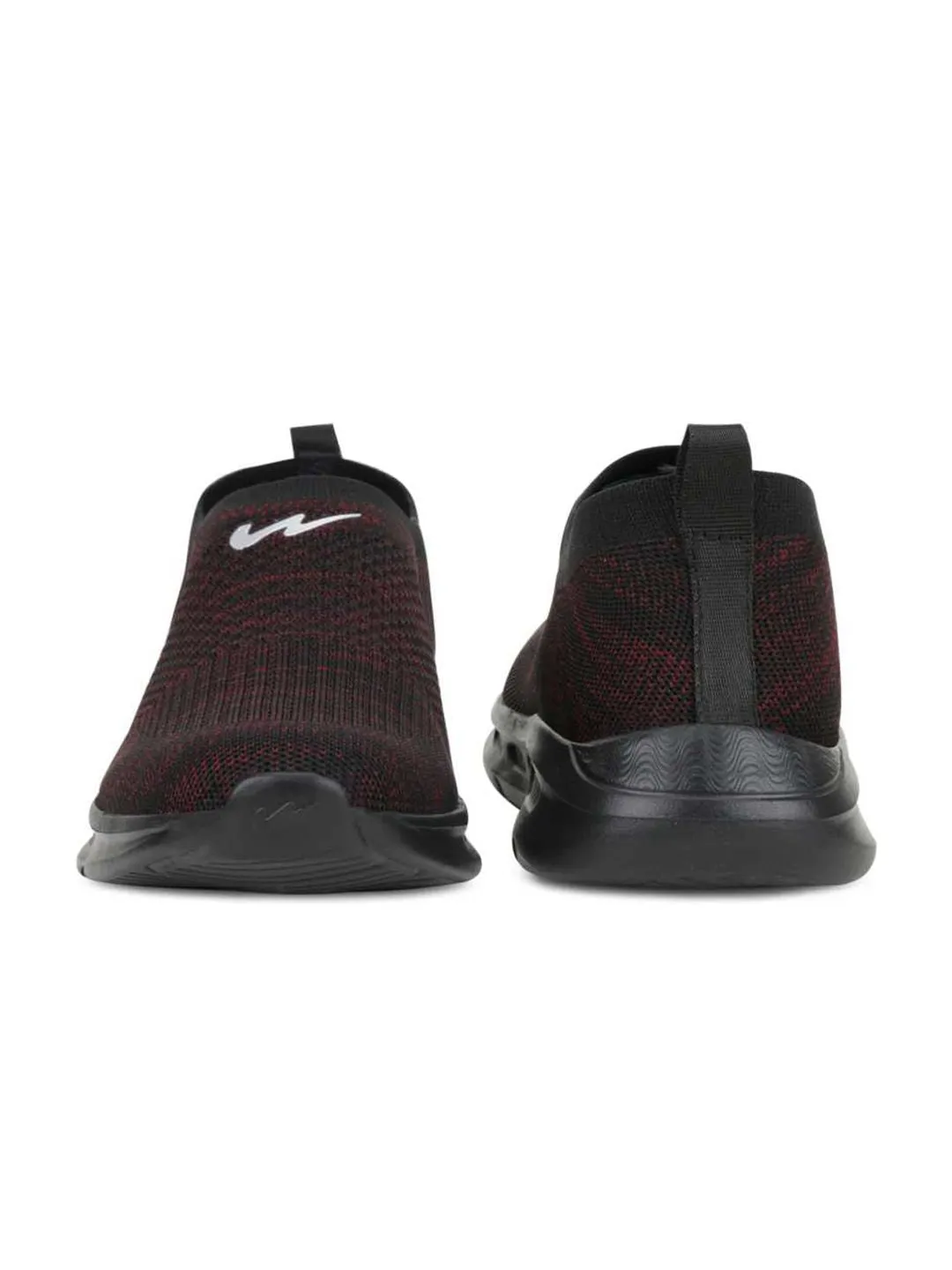 Campus Men Red Mesh Walking Shoes