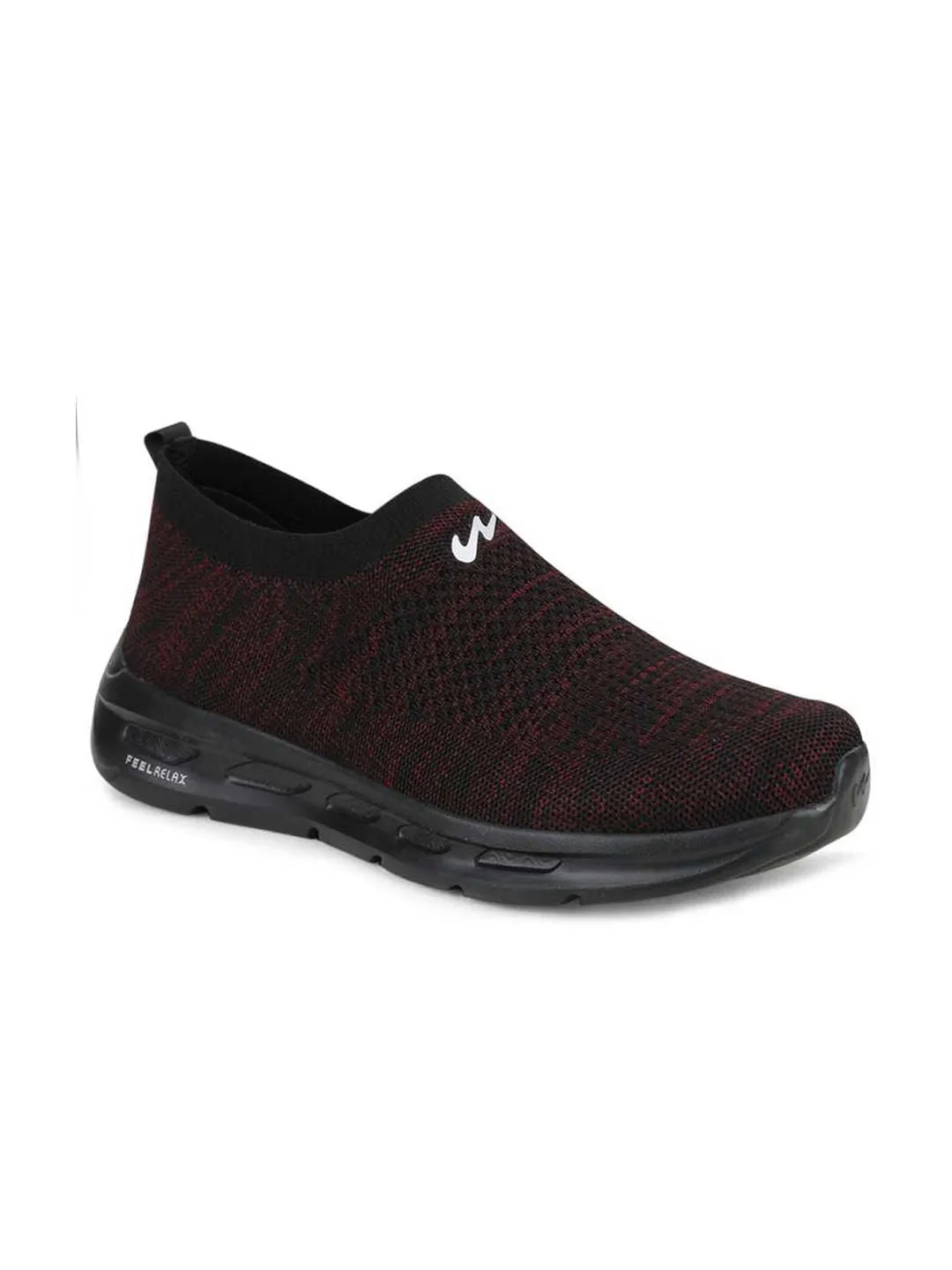 Campus Men Red Mesh Walking Shoes