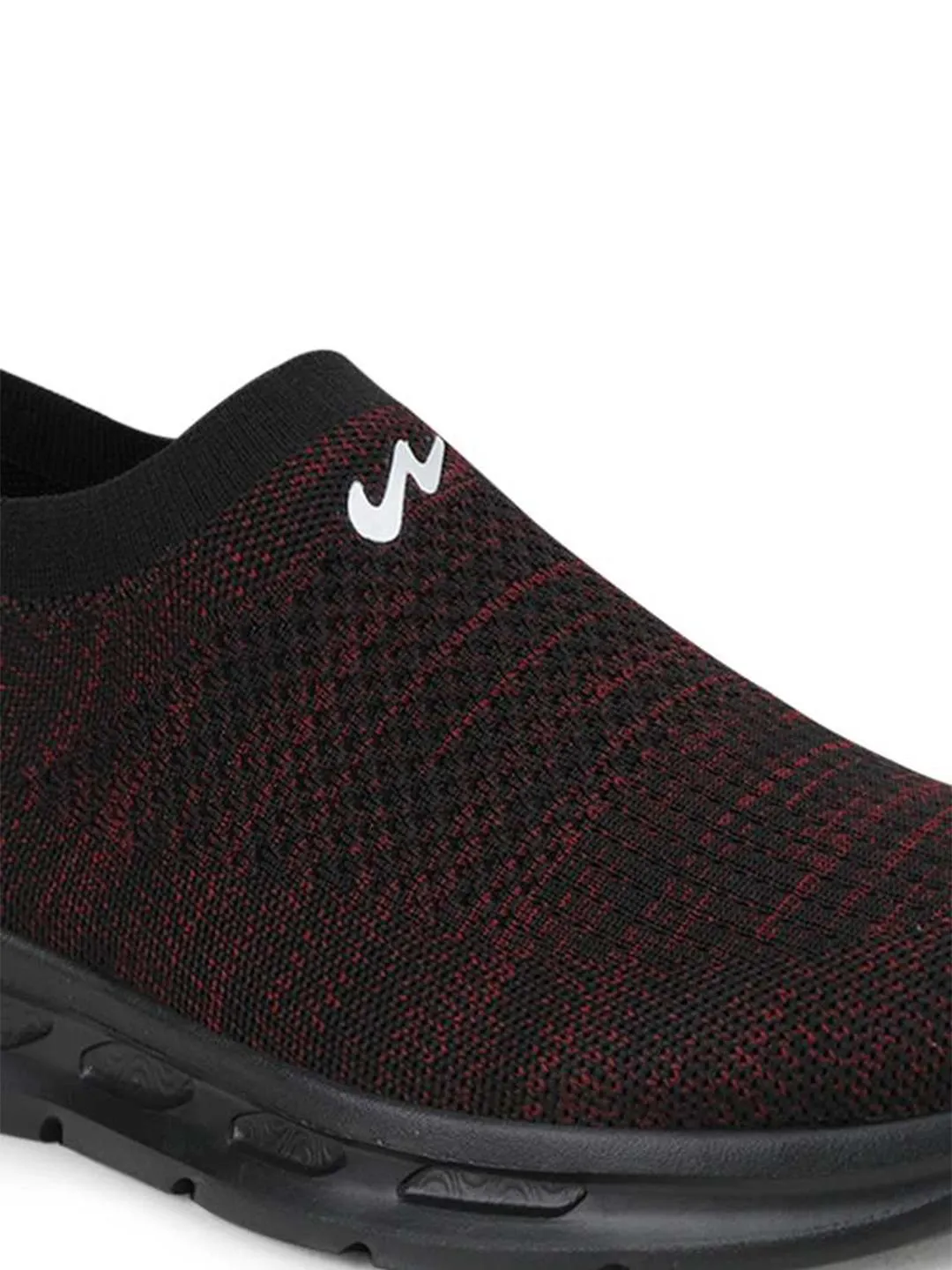 Campus Men Red Mesh Walking Shoes
