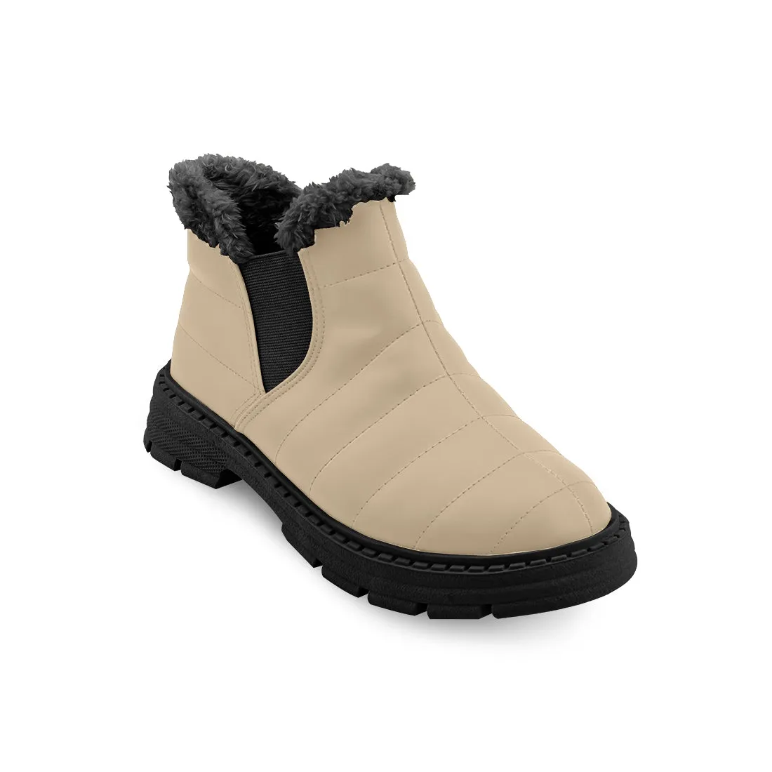 Cozy Step Winter Bootie Beige