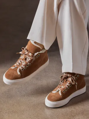 Durham Sneaker with Shearling - Canyon Tan