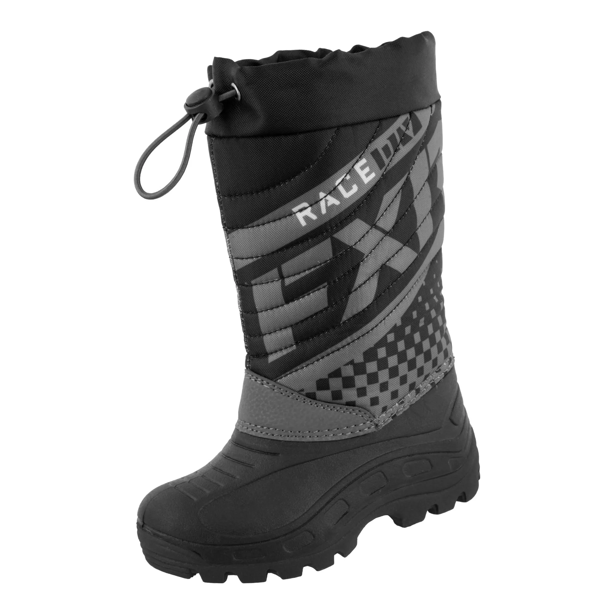 FXR Youth Boost Snowmobile Boots Black