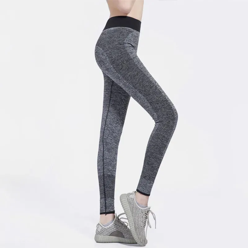 High Waist Sports Pants Gym Clothes Running Training Tights for Women Fitness Yoga Leggings