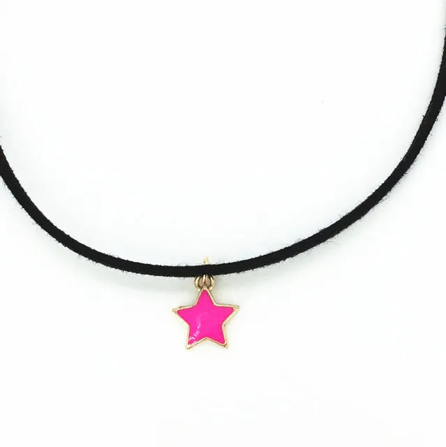 Hot new torques Bijoux Plain Black Velvet Ribbon crystal pendant necklace Maxi statement Chokers Necklace for women 2016 jewelry