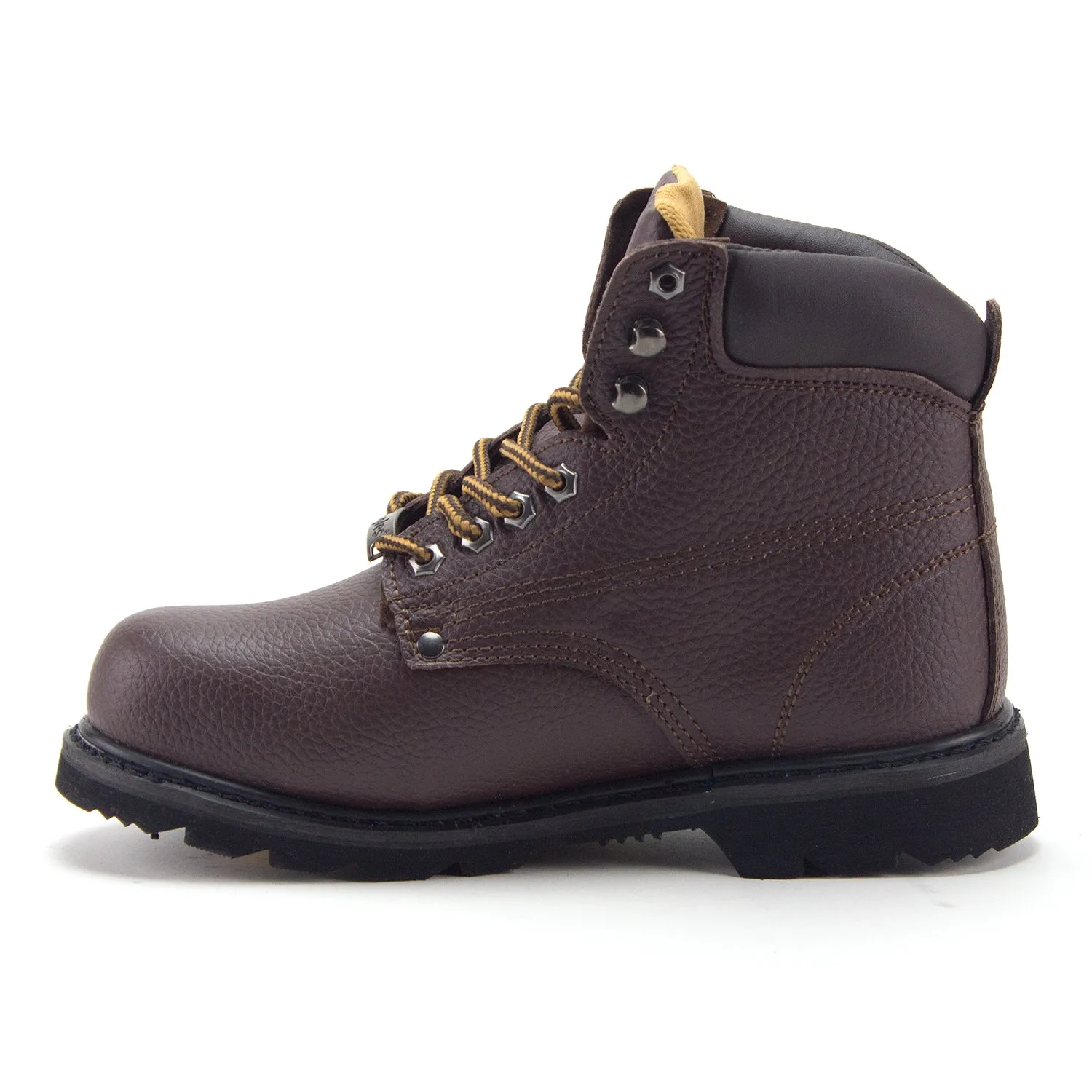 Men's 622S Genuine Leather Steel Toe Outdoor Construction Safety Work Boots