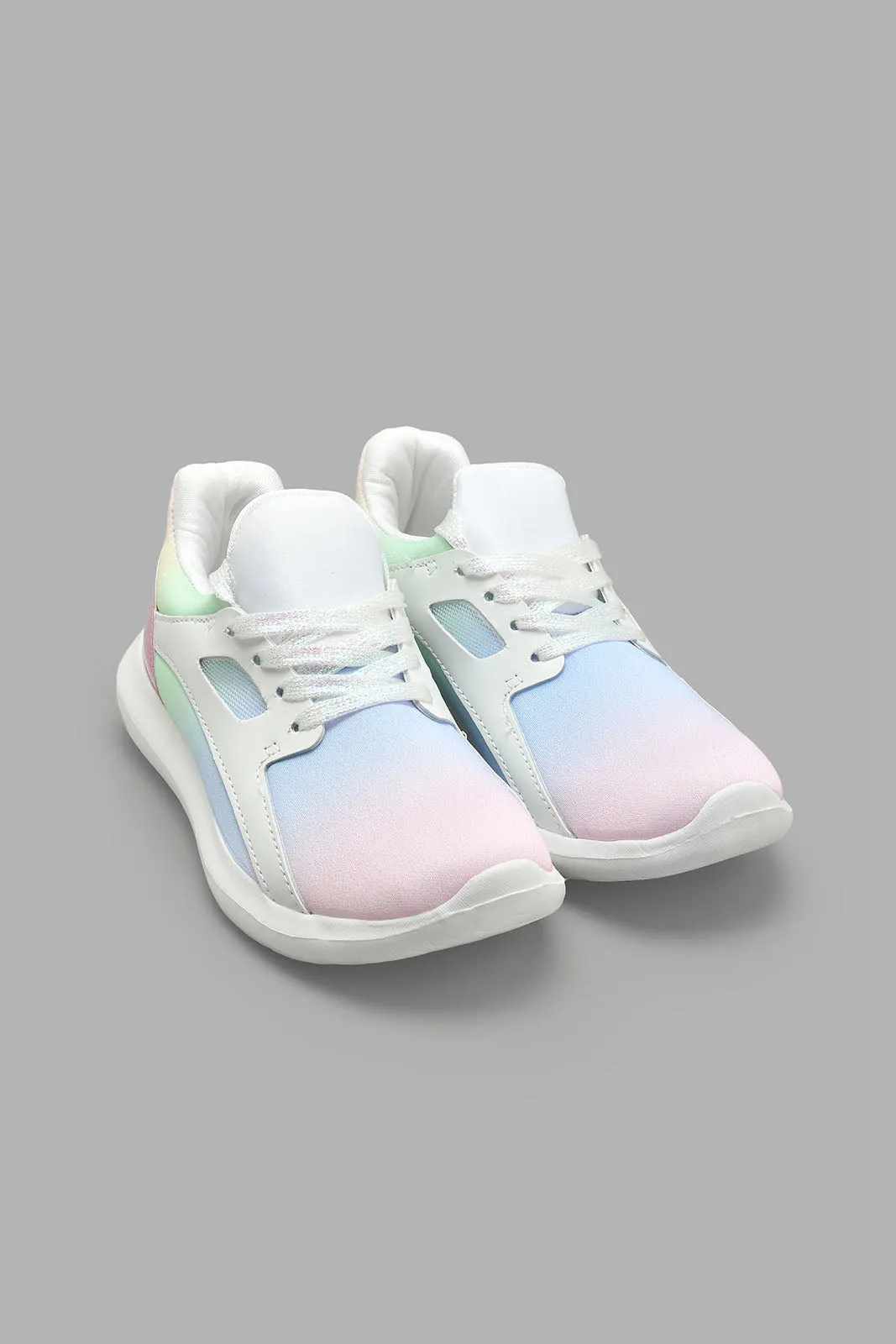 Multicolour Shoe Lace-Up Sneaker