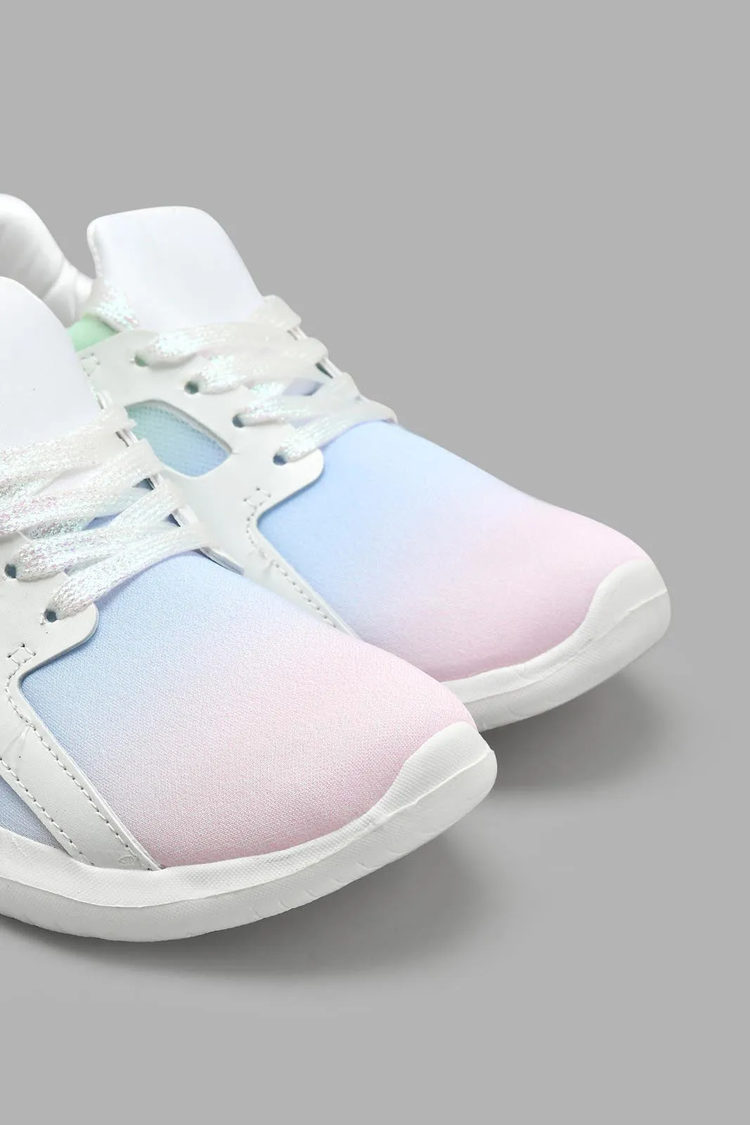 Multicolour Shoe Lace-Up Sneaker