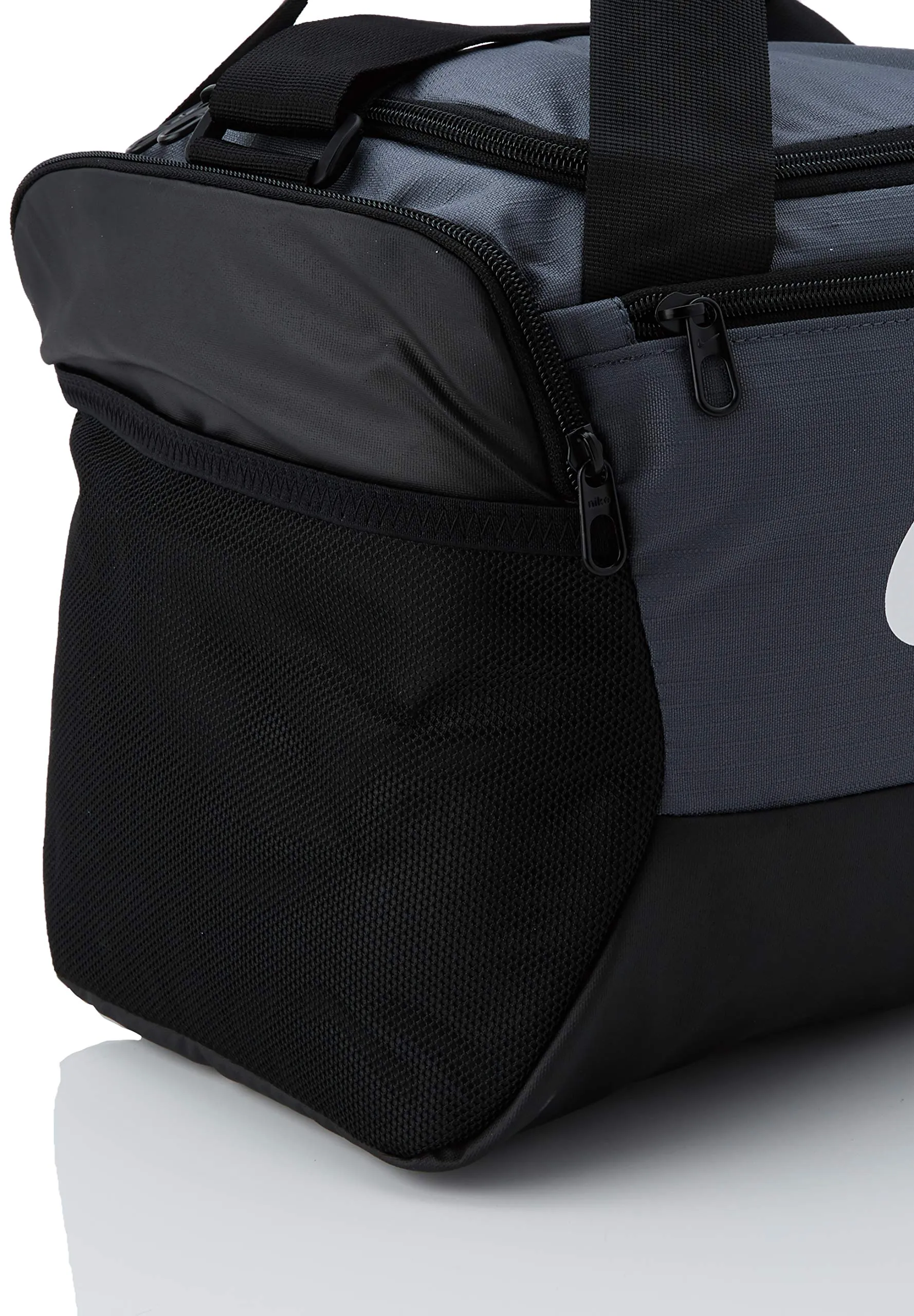 NIKE Brasilia X-Small Duffel - 9.0, Flint Grey/Black/White, Misc