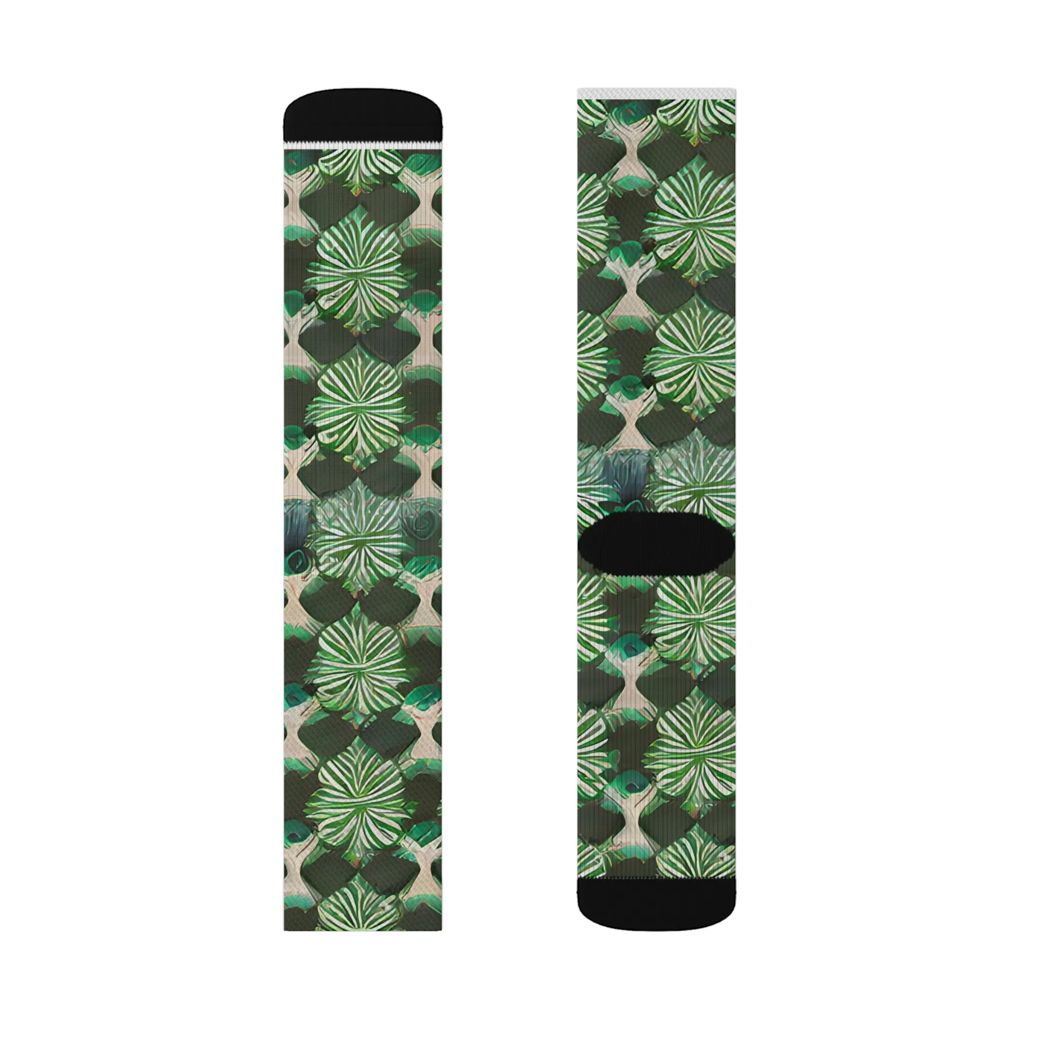 Palm Leaf Socks: Stylish and Distinctive Footwear