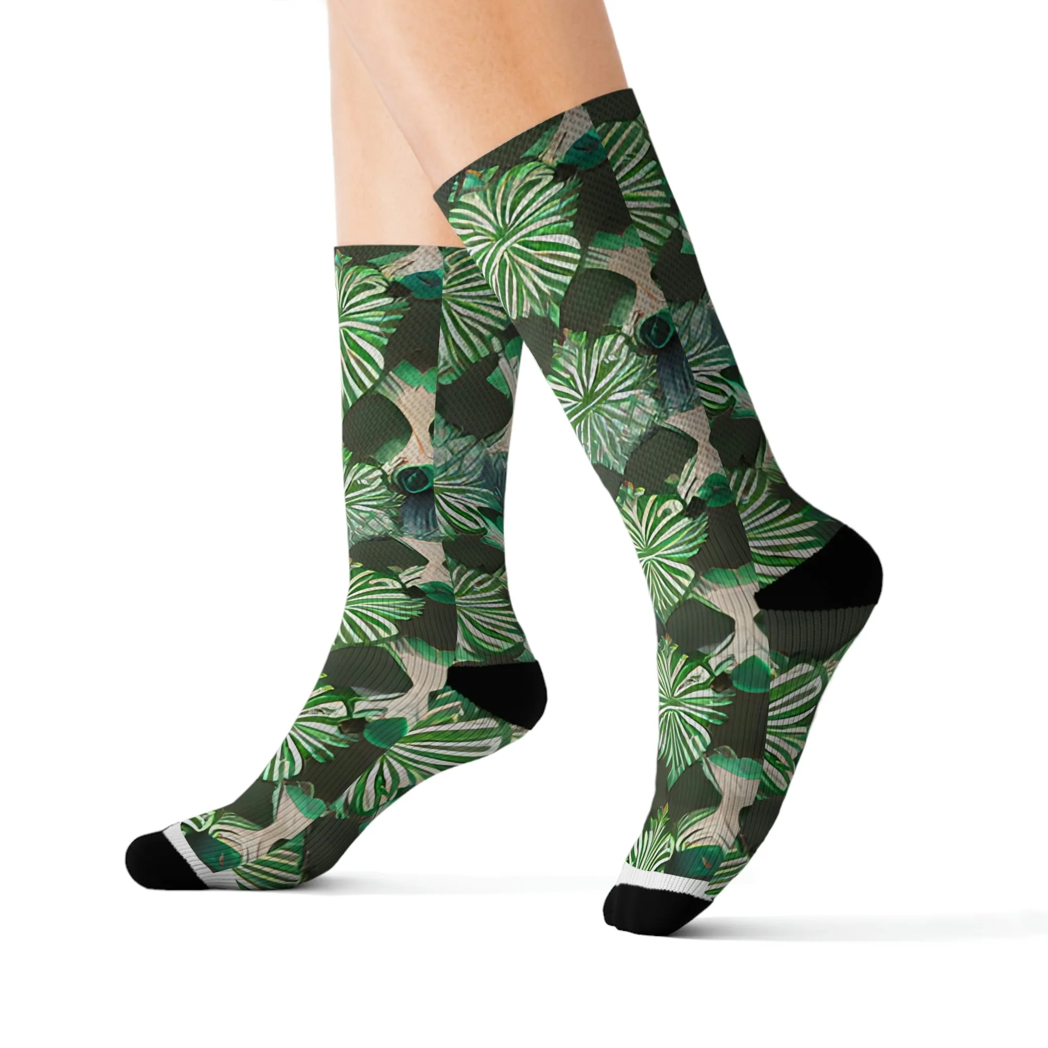 Palm Leaf Socks: Stylish and Distinctive Footwear