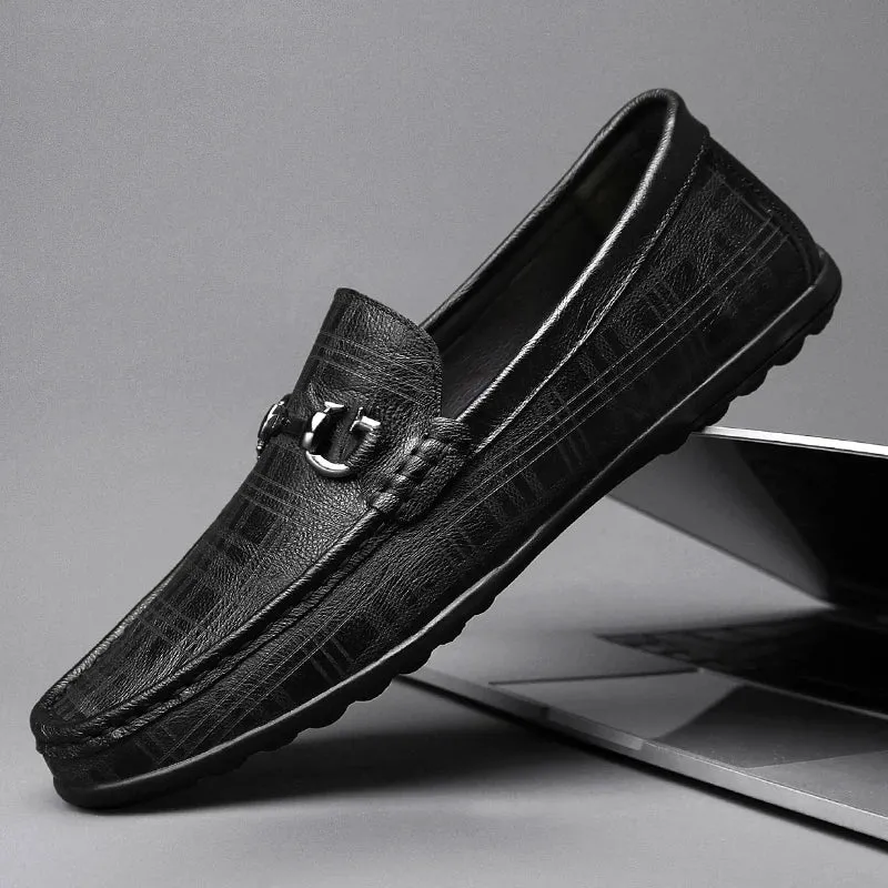 PAOLO GENUINE LEATHER LOAFERS