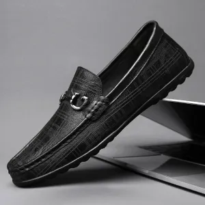 PAOLO GENUINE LEATHER LOAFERS
