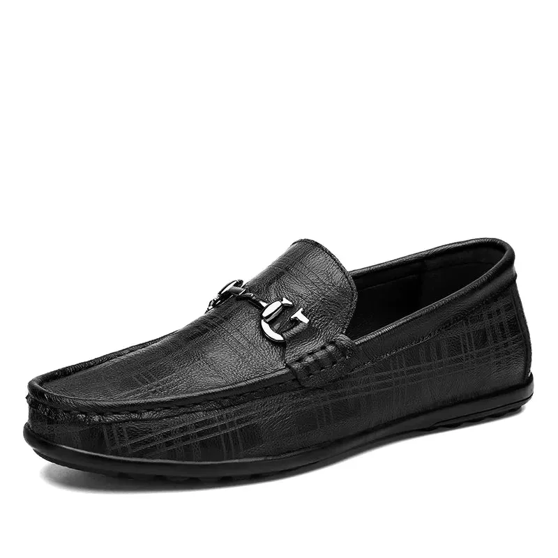 PAOLO GENUINE LEATHER LOAFERS