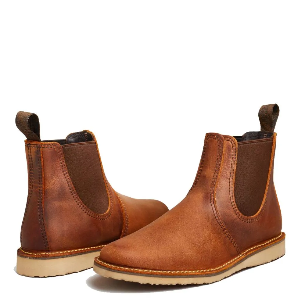 Red Wing Men's Weekender Chelsea 3311 in Copper (D Width)