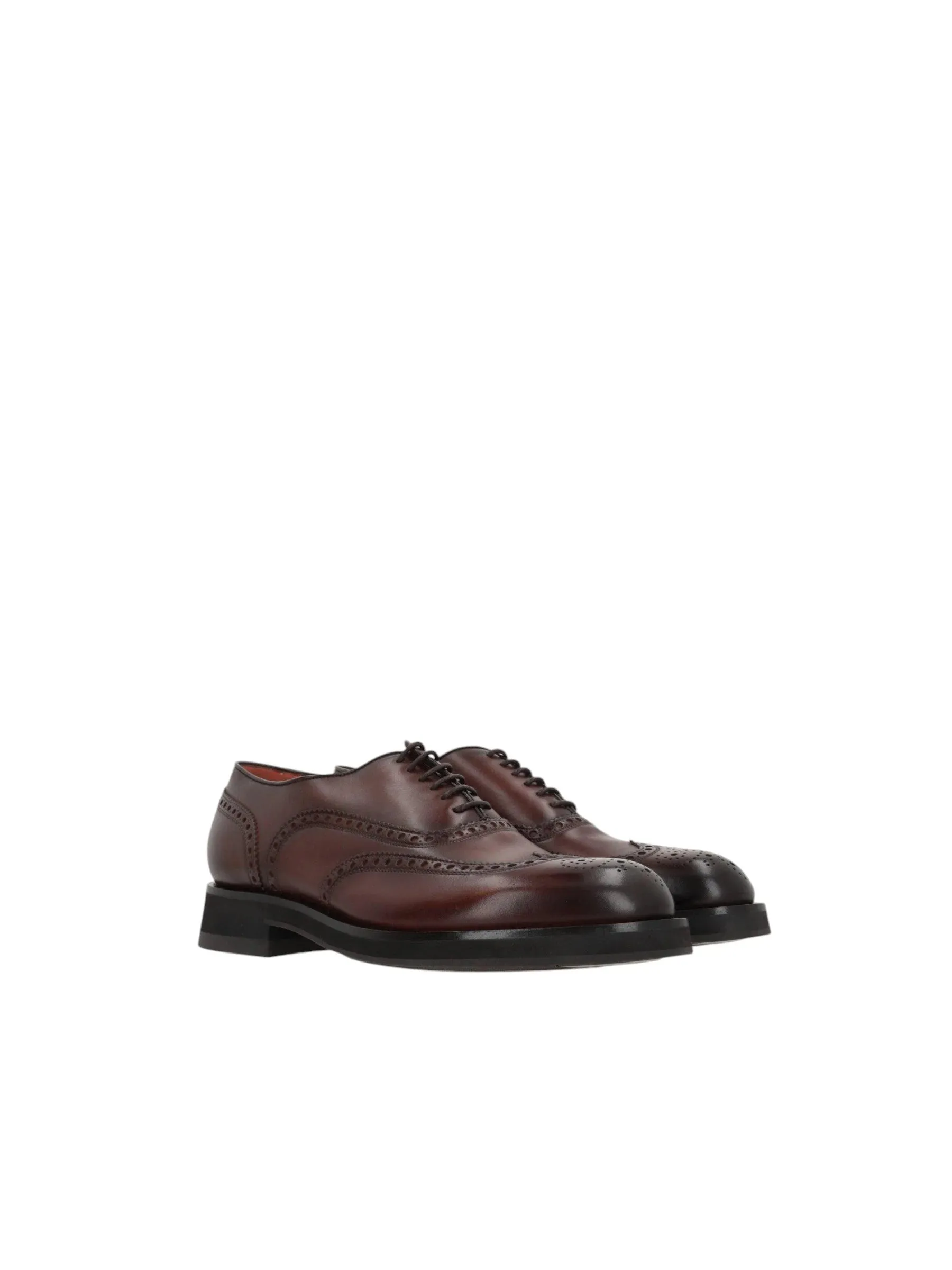 Smooth Leather Oxford Shoes