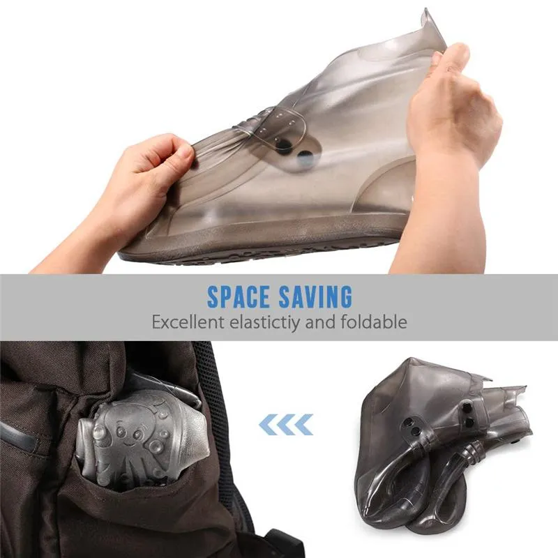 Waterproof Rain Boot Shoe Cover Thick Reusable Overshoes