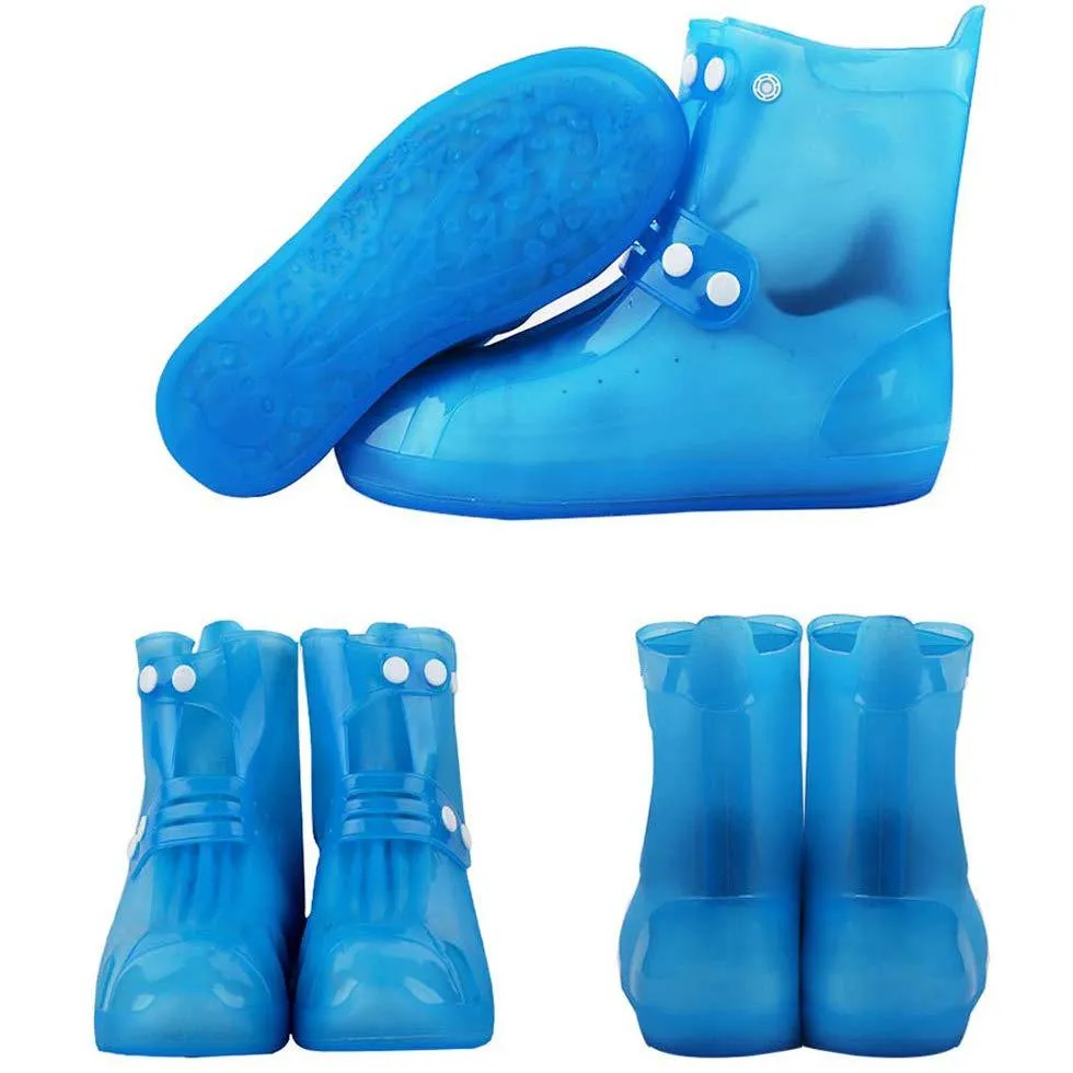 Waterproof Rain Boot Shoe Cover Thick Reusable Overshoes