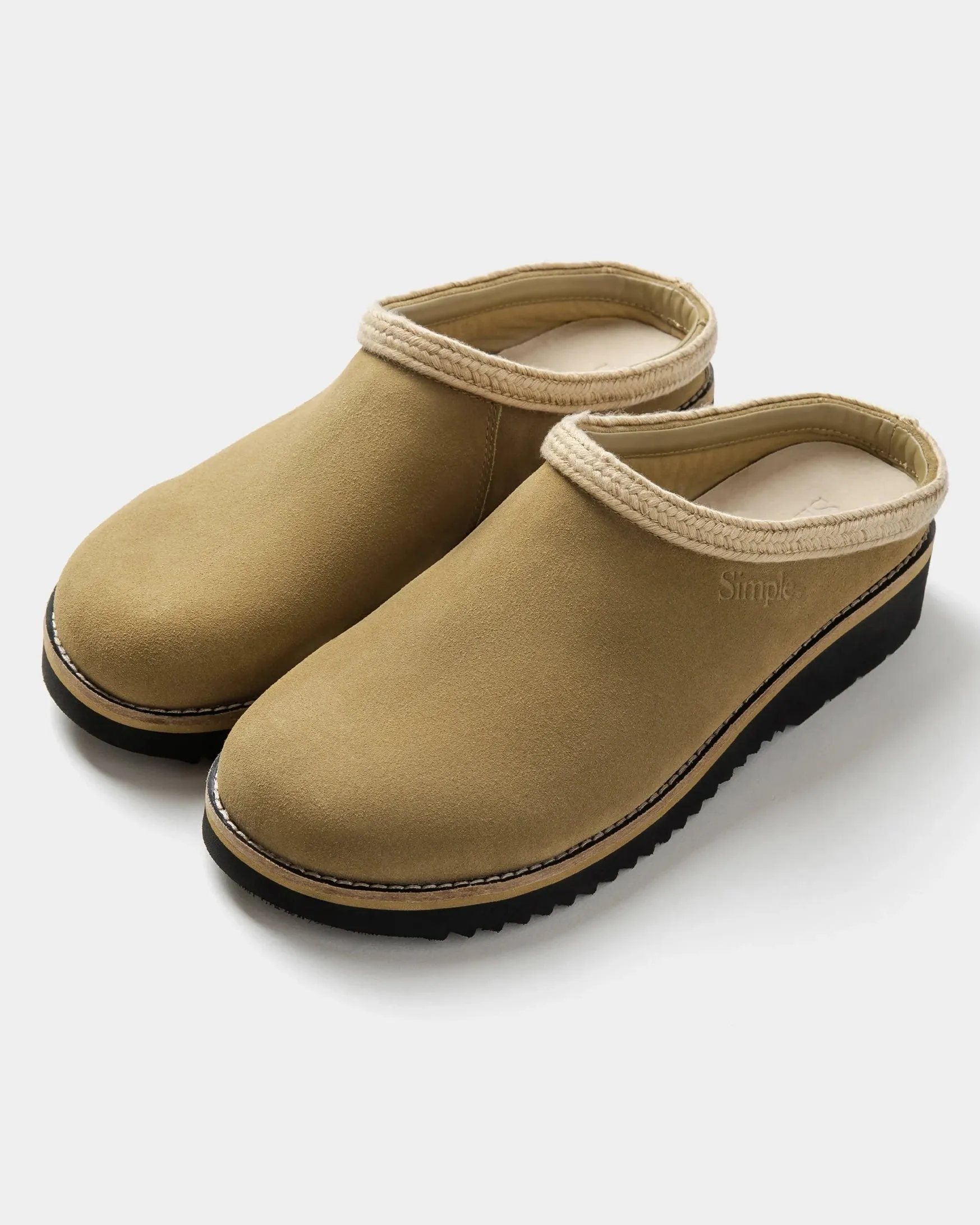 Womens Original Suede Clog in Cowboy Brown