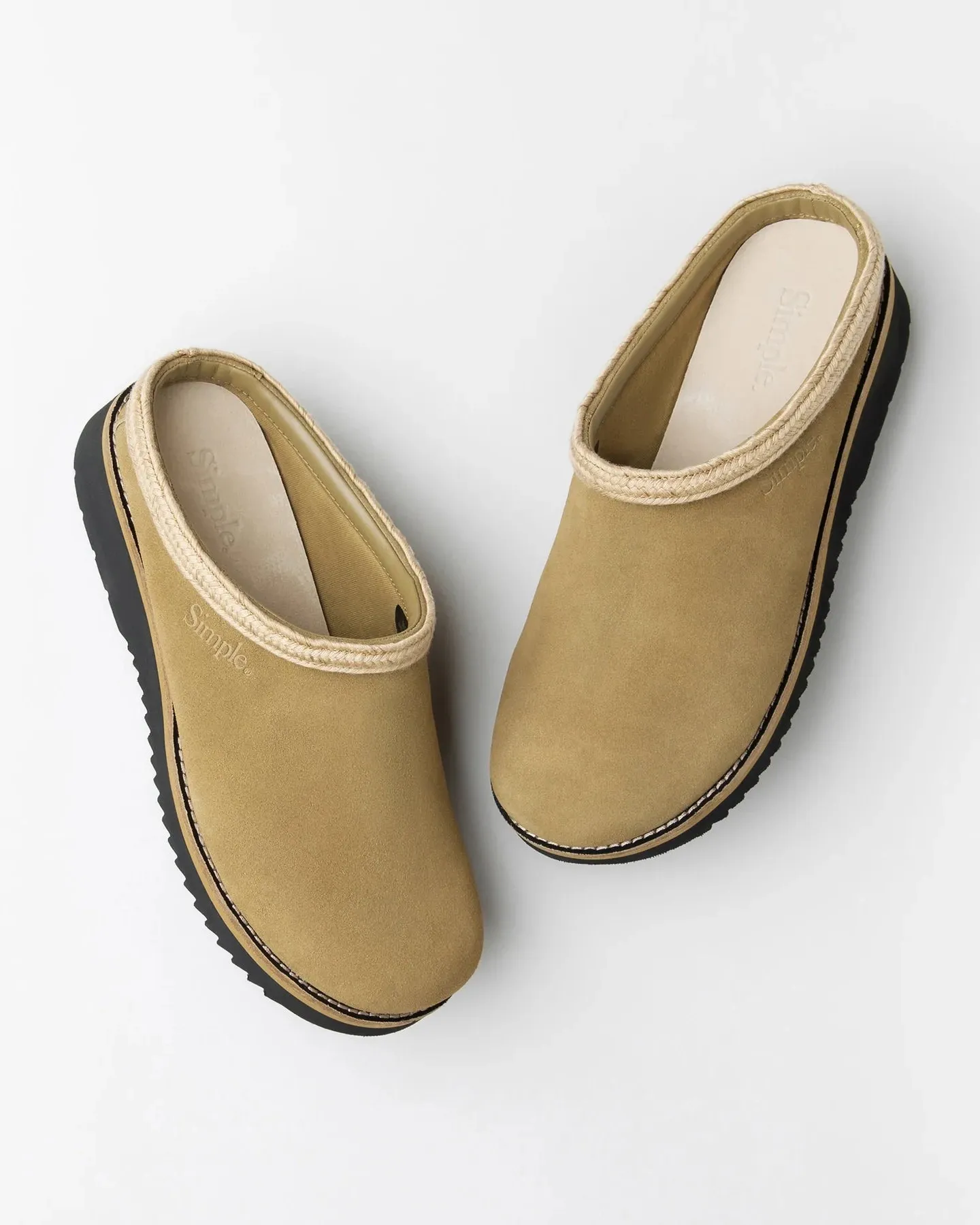 Womens Original Suede Clog in Cowboy Brown